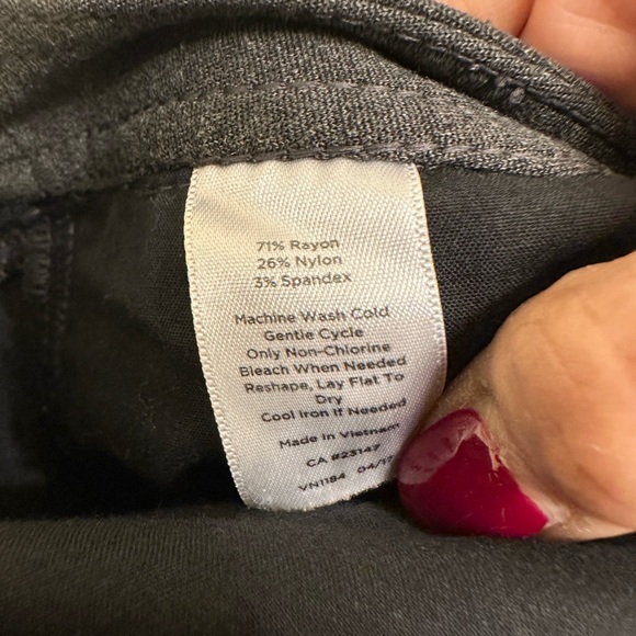 Talbots Womens 20WP Charcoal Grey Pants. SALE ‼️‼️ - Picture 7 of 11